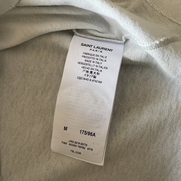 *SOLD* Saint Laurent Paris SS20 Jardin Majorelle t-shirt - Picture 12 of 16